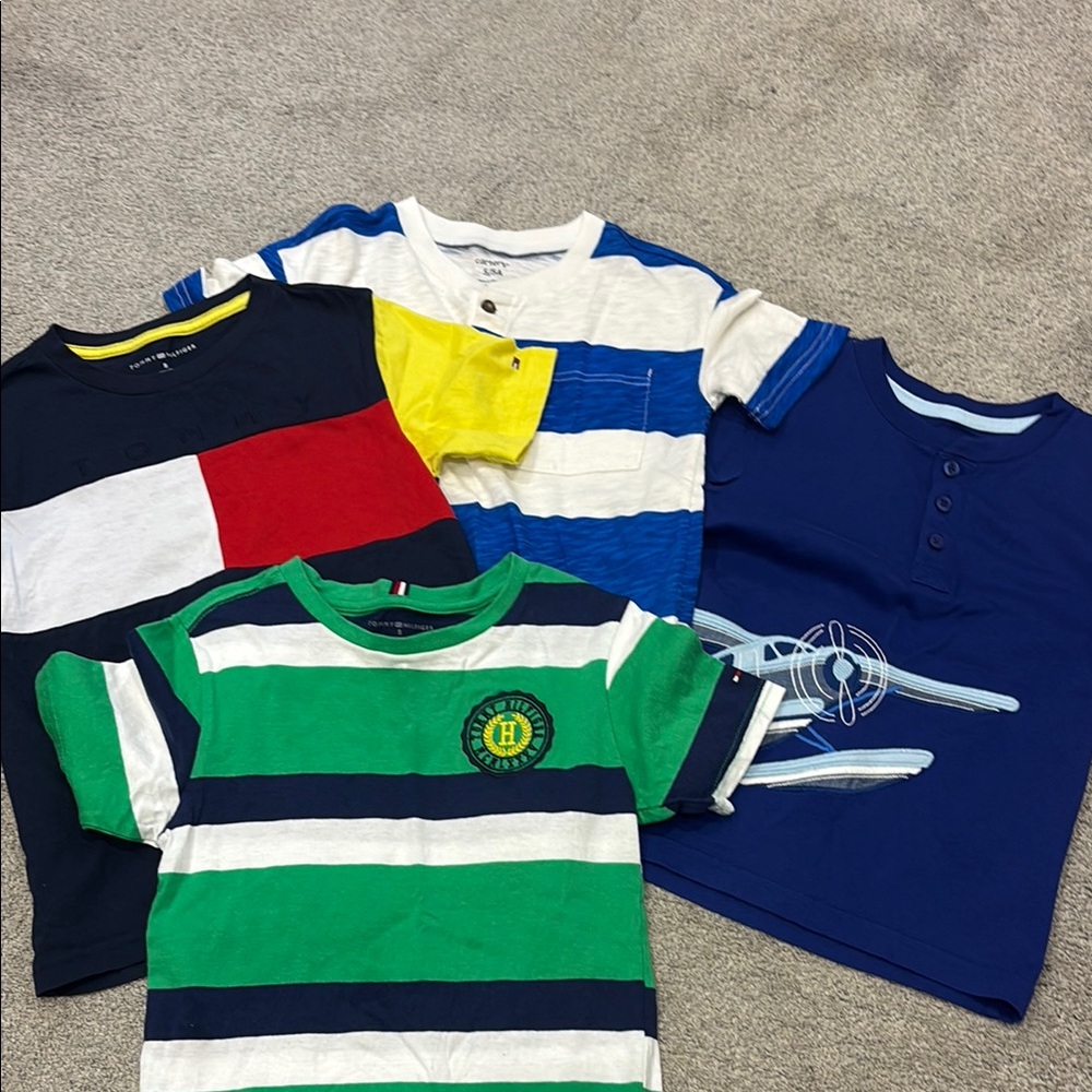 Boys size 5 lot of 4 short sleeve shirts